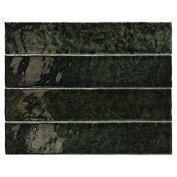 Керамическая плитка Menorca Black (EQUIPE) Испания 6,5х32,8