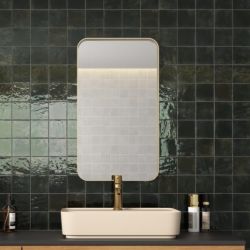 Керамическая плитка Menorca Black (EQUIPE) Испания 6,5х32,8