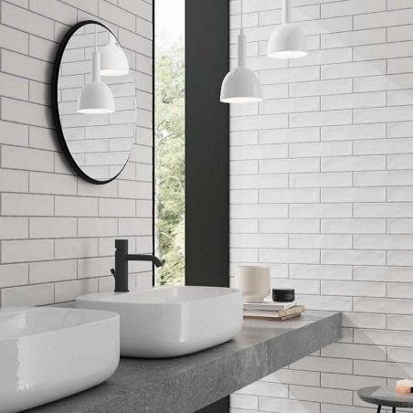 Керамическая плитка Rural blanco brillo (DAR Ceramics) Испания 7,5х30