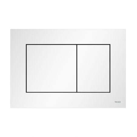 Комплект, застенный модуль TECEbase, пластиковая панель TECEnow (TECE) белая матовая