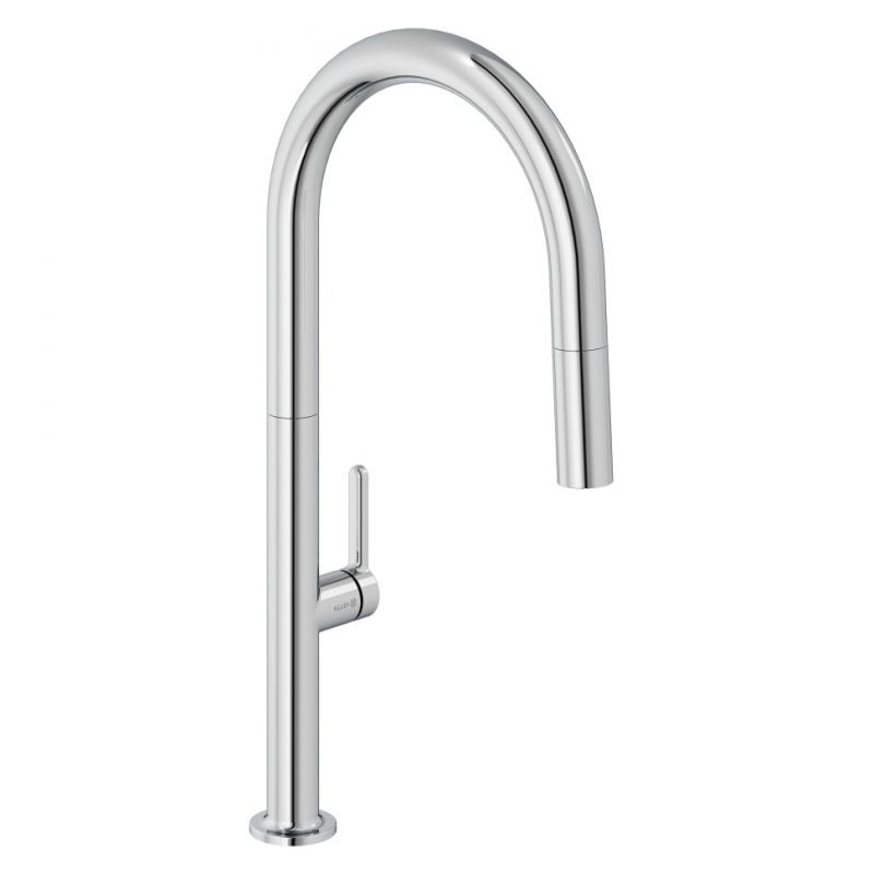 Смеситель для кухни AUREA с выдвижным изливом (KLUDI) хром