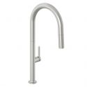Смеситель для кухни AUREA с выдвижным изливом (KLUDI) брашированный никель