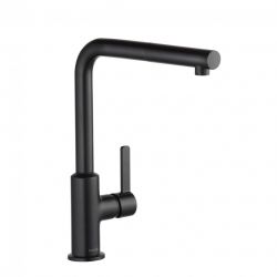 Смеситель для кухни KLUDI L-INE S с выдвижным изливом (KLUDI) черный матовый