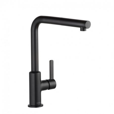 Смеситель для кухни KLUDI L-INE S с выдвижным изливом (KLUDI) черный матовый