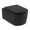 Унитаз подвесной безободковый RESA S без крышки (KLUDI) чёрный матовый 55х36 см