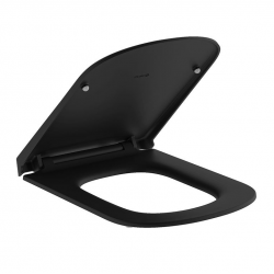 Сиденье с крышкой с плавным опусканием RESA S (KLUDI) чёрный матовый
