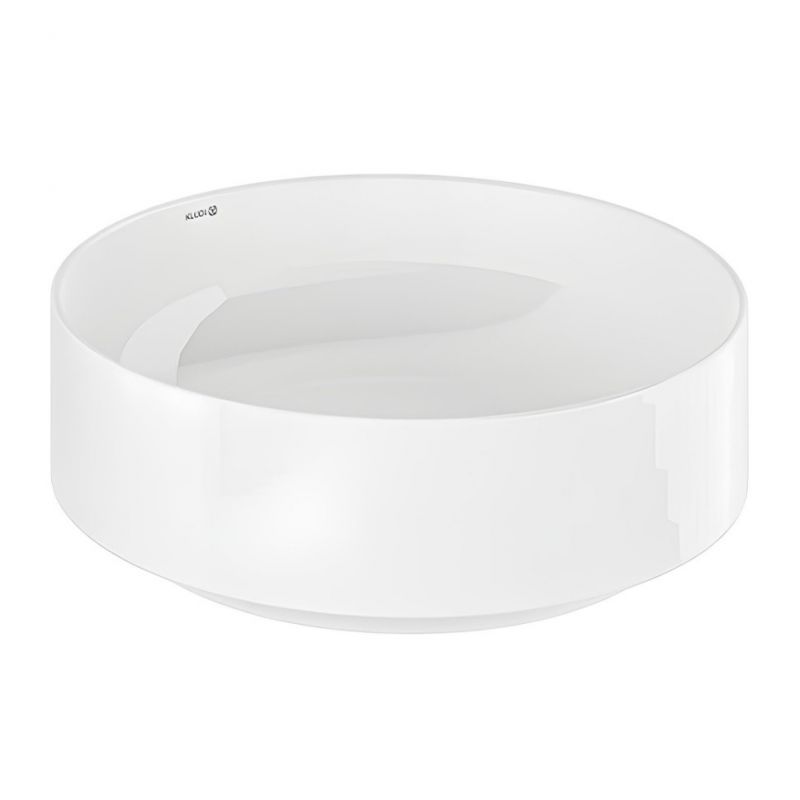 Раковина накладная без перелива RESA R (KLUDI) белый 40 см