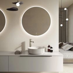 Раковина накладная без перелива RESA R (KLUDI) белый матовый 40 см