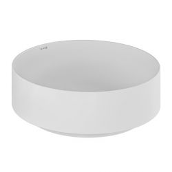 Раковина накладная без перелива RESA R (KLUDI) белый матовый 40 см