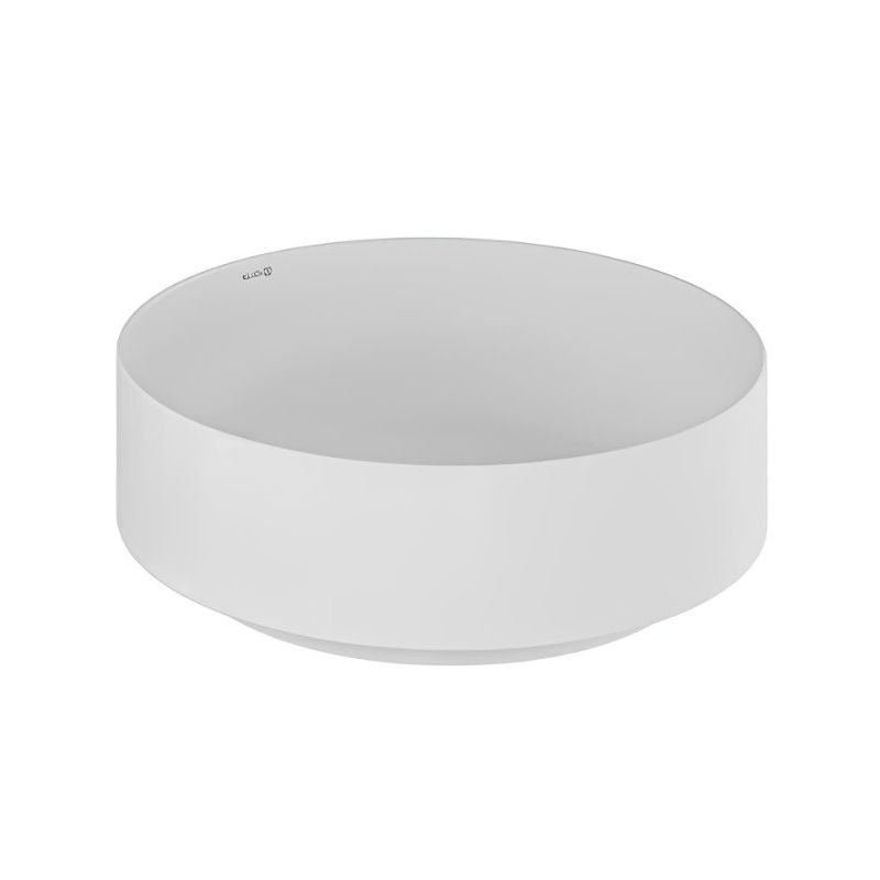 Раковина накладная без перелива RESA R (KLUDI) белый матовый 40 см