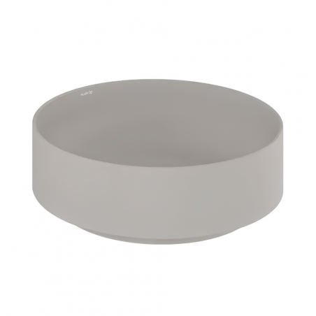 Раковина накладная без перелива RESA R (KLUDI) серо-бежевый матовый 40 см