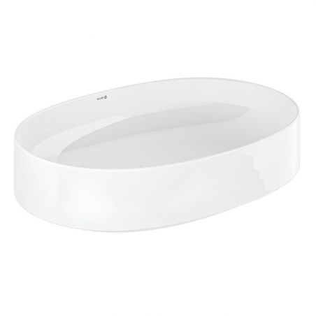 Раковина накладная без перелива RESA O (KLUDI) белый 60х40