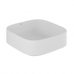 Раковина накладная без перелива RESA S (KLUDI) белый матовый 40