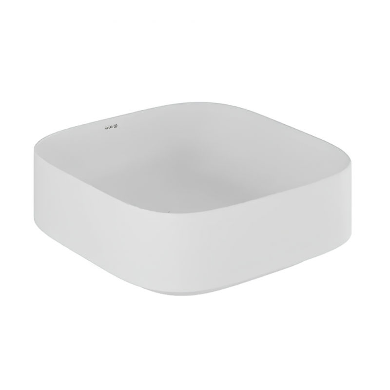 Раковина накладная без перелива RESA S (KLUDI) белый матовый 40