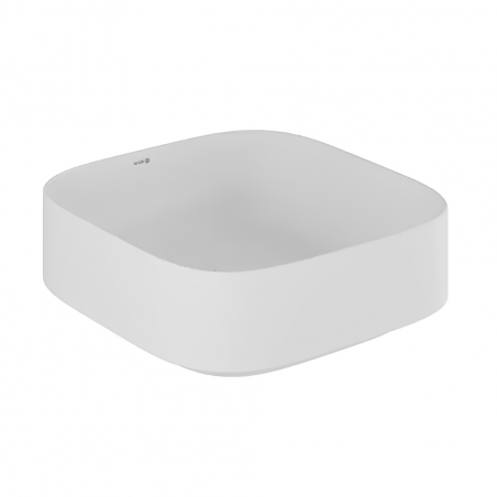 Раковина накладная без перелива RESA S (KLUDI) белый матовый 40