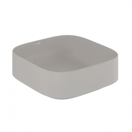 Раковина накладная без перелива RESA S (KLUDI) серо-бежевый матовый 40