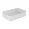 Раковина прямоугольная накладная без перелива RESA S (KLUDI) белый матовый 60х40