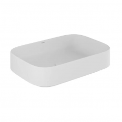Раковина прямоугольная накладная без перелива RESA S (KLUDI) белый матовый 60х40