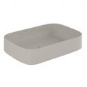 Раковина прямоугольная накладная без перелива RESA S (KLUDI) серо-бежевый матовый 60х40