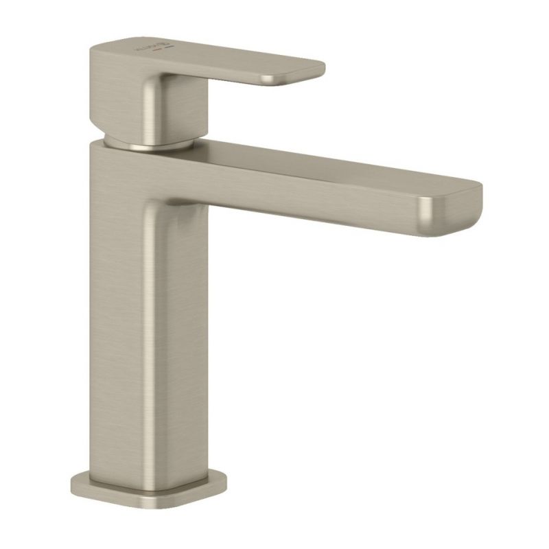 Смеситель для умывальника RENON с донным клапаном Push-Open (KLUDI) брашированный никель