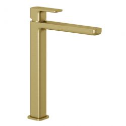 Смеситель высокий для умывальника RENON (KLUDI) брашированное золото