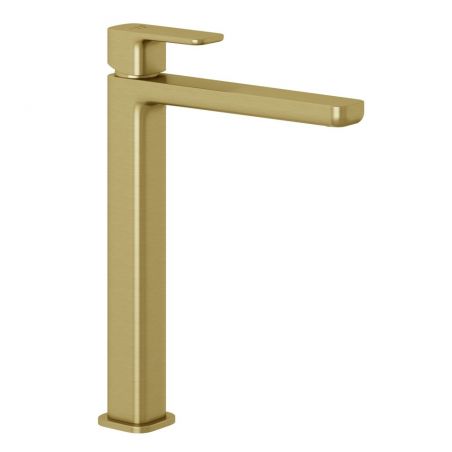 Смеситель высокий для умывальника RENON (KLUDI) брашированное золото