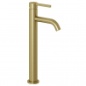 Смеситель высокий для умывальника NOVA FONTE PURA (KLUDI) брашированное золото