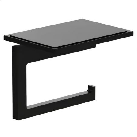 Держатель туалетной бумаги VELA C (KLUDI) черный матовый