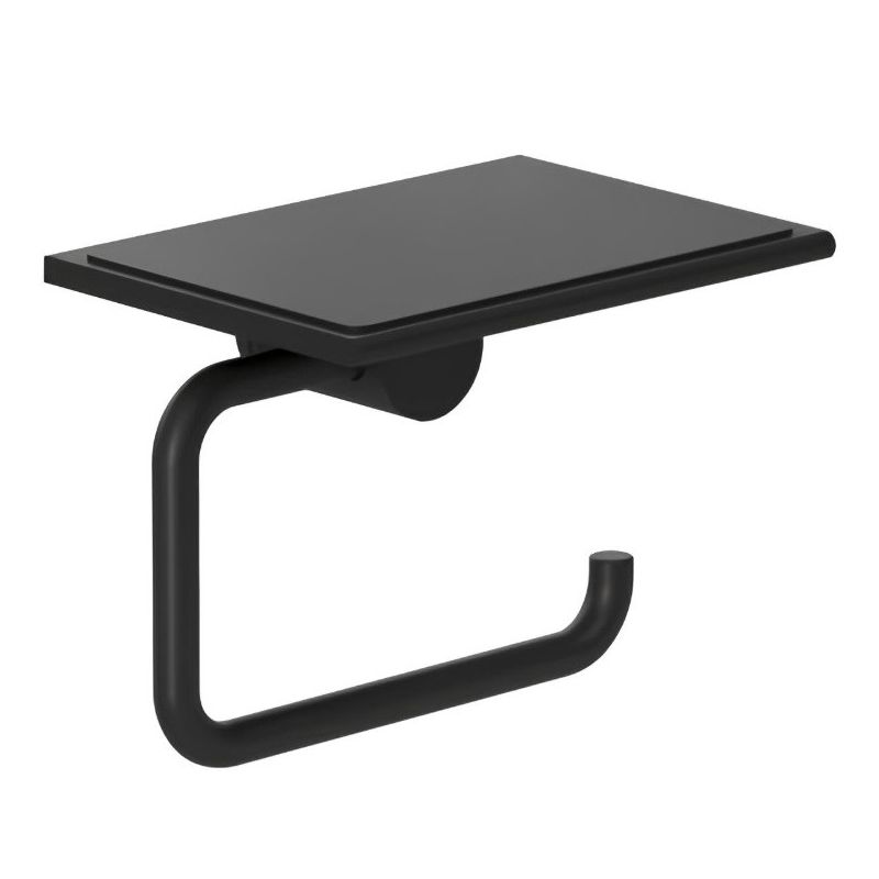 Держатель туалетной бумаги VELA R (KLUDI) черный матовый