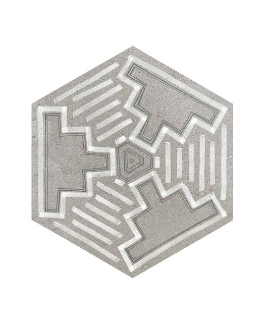 Настенная плитка Hexagono Igneus Cemento (VIVES) Испания 23х26,6