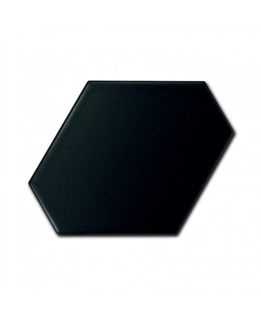 Керамическая плитка SCALE BENZENE BLACK MATT (Equipe Ceramicas) Испания 12,4х10,8