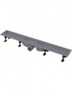 Дренажный канал пластиковый для перфорированной решетки или решетки под кладку плитки APZ12-850 (ALCAPLAST) д.50мм, 850х60