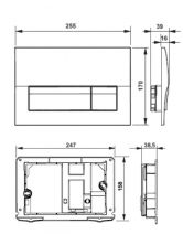 Комплект GAP (унитаз со скр.ободком+инст+кноп+сид м/л) (Roca)